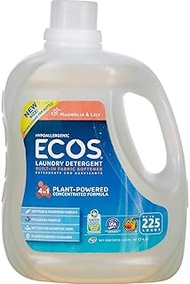 Earth Friendly Products Ecos Liquid Laundry Detergent, Magnolia and Lilies, 210 Ounce