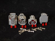 ปลั๊กหัวฉีดใหม่ 4 ตัว (1 ชุด) -เฉพาะปลั๊ก ไม่มีสายไฟ สำหรับ Toyota ตั้งแต่ปี 95-2000 Isuzu Dmax Mits