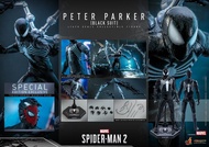 Hottoys special edition exclusive black suit peter parker spiderman 2 Vgm56b