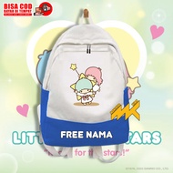 Little Twin Stars Children's Bag/Little Twin Stars School Backpack Free Name