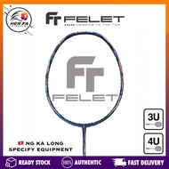 FELET 3K Woven Fence 3U &amp; 4U Professional Badminton Racket Max Tension 38lbs Free String &amp; Grip USED By NG KA LONG