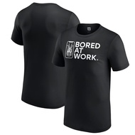2025 Summer Men's Black Drew McIntyre Bored At Work T-Shirt