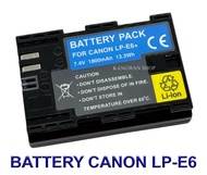 LP-E6 / LPE6 / LP-E6N / LPE6N Camera Battery For canon แบตเตอรี่สำหรับกล้องแคนนอน Replacement Batter
