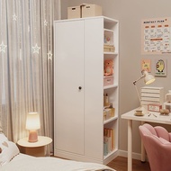 Bedroom Single-door Wardrobe Corner Wardrobe 2-in-1 Children's Room Side Wardrobe