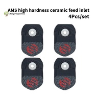 Hanprosperous> 4Pcs For Bambu AMS Guard Durable Ceramic Inlet Ring Protector 3d Printer Parts For Ba