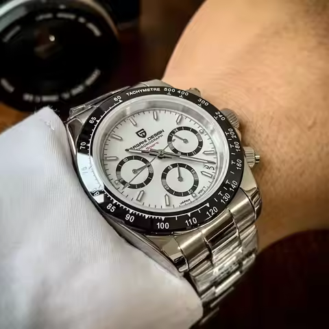 PAGANI DESIGN 2026 New Men Quartz Watch Business Wristwatch Chronograph Men Watches VK63 Waterproof 