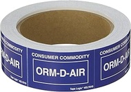 Tape Logic ORM-D Dot Label, Legend"Consumer Commodity ORM-D-AIR", 2-1/4" L x 1-3/8" W, Roll of 500 (