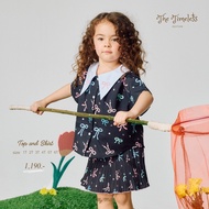 Tilly Milly ชุดเซ็ตลายโบว์สีดำ กระโปรงพลีท - My Dear Sunday : Sprinkles of Love