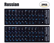 【Chat-support】 PC Helpers 2 PCS/lot Blue Alphabet Keyboard Sticker For Dell Acer 10" to 17" Laptop Computer keyboard