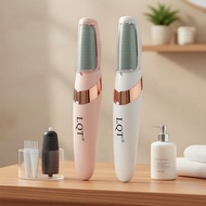 LQT Electric Foot Care Exfoliator - Rechargeable Callus Shaver with Exfoliating Head