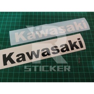 2pcs sticker KAWASAKI logo cutting sticker motorcycle superbike Kawasaki ninja250 ninja400 ninja650 