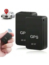 1/2入組gf-07 迷你汽車gps追踪器,適用於兒童/寵物/車輛 Gsm/gprs/gps 追踪設備實時追踪防盜失物定位器 Sim 消息定位器（不包括sim卡和迷你存儲卡）