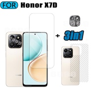 Honor X7D Tempered Glass 3 in 1 Screen Protector for Honor X7C X6C X8C Honor 400 Smart Tempered Glas