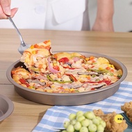 H&X 10/9/8/7/6 Inch Non-stick Baking Mold Air Fryer Pot Round Tray Pan Roasting Pizza Cake Basket Ba