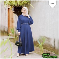 GRAC3COLL JA06 - ZAHIRA MUTIARA BUSUI GAMIS SIZE L & XL JUMBO GAMIS/ WOMEN'S MUSLIM CLOTHING/ EID GA