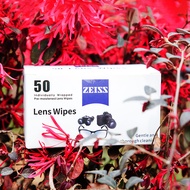 50 PCS Lens Wipes Alcohol-Free Pre-Moistened Lenses Cleaning Cloth For all  Lenses Surface Big Sized