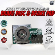GINO BRAKE DISC / DISC ROTOR - PERODUA ALZA 2009-2025