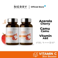 [2 กระปุก] The Merry Acerola Cherry C Complex (วิตามินซี สารสกัดอเชโรล่า เชอร์รี่) 2 กระปุก x 30 Capsule [60 Capsule]