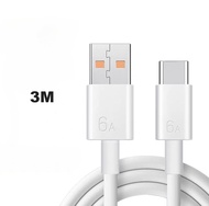 ชุดชาร์จเสี่ยวมี่ XIAOMI ของแท้ 33W Fast Charge(สายชาร์จเร็ว+หัวชาร์จ) สายชาติเร็ว type c 6A ชาร์จไวขึ้นถึง 50% 1เมตร/1.5เมตร/2เมตร/3เมตร/5เมตร สำหรับ Xiaomi Samsung Huawei Vivo Realme Black Shark POCO สำหรับโทรศัพท์ Android