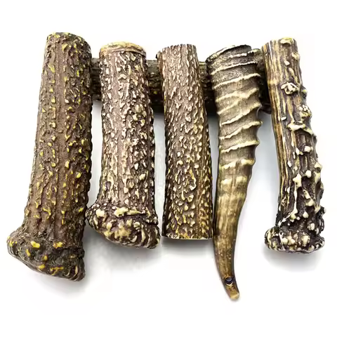 DIY Knife Handle Patch Material Faux Red Deer Antler - Antelope Horn for Knife Handle Accessories
