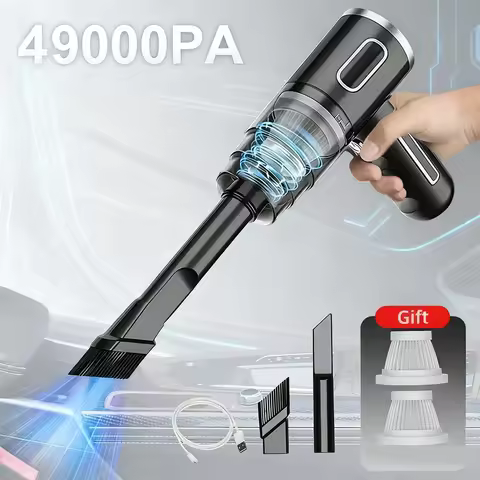 Car Vacuum Cleaner Wireless Portable Cleaner Cordless Handheld Auto Vacuum Car Dual Use Mini Vacuum 