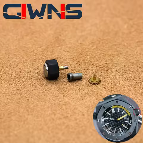 Watch Accessories Black And White Spring Model Solid 316L Head For AP Royal Oak Offshore 15710/03/20