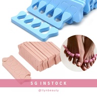 【SG】 Manicure Pedicure Toe Sponge Separator, Nail Art Soft Sponge Toe Finger Separator Pink, Nail Salon