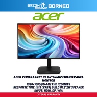 ACER VERO KA242Y P6 24" 144HZ FHD IPS Panel Monitor