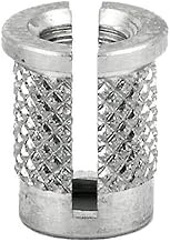 E-Z LOK Threaded Inserts for Plastic, M4-0.7, Reverse Slot, Stainless Steel Threads, Press-in Instal