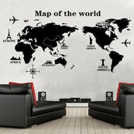 World Map Wall Stickers World Map Wall Sticker Decoration - Educational World Map Wall Stickers - Wo