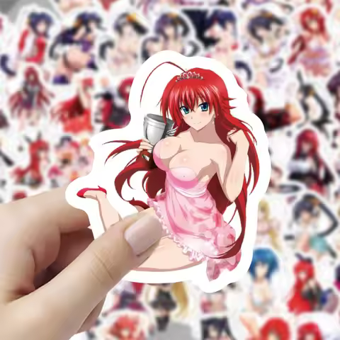 10/30/60pcs High School DxD Hero Anime Stickers Cute Rias Gremory Cartoon Decals DIY Skateboard Suit