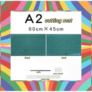 {fast delivery}A2 Cutting Mat Self healing (600 x 450 x 3MM) Double Sided Engraving Board, 3mm Thick
