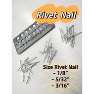 ( SMALL PACK) ALUMINIUM BLIND RIVET  Rivet Blind Rivet Nail 铆钉 /  Paku Rivet