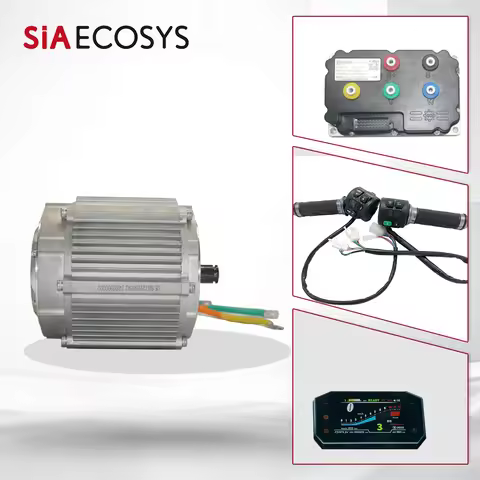 SiAECOSYS SIA138-60 2500W Mid Drive Motor 60N.m Peak Motor with Fardriver ND72300 Controller Coloful