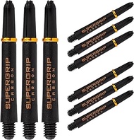 Harrows 3 Sets Carbon ST Dart Shafts - Total 9 Dart Shafts - Available in 3 Sizes - Heavy Duty Carbo