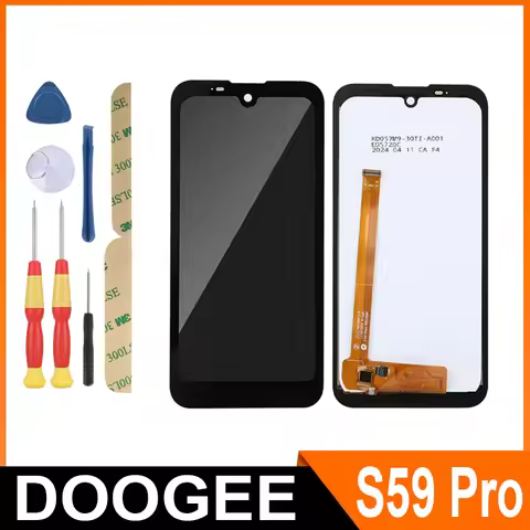For DOOGEE S59 Pro S68 Pro S200 S200 Plus S200 X Fire 6 Max S118 Pro 5G / LCD Display + Touch Screen