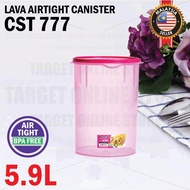 LAVA AIRTIGHT Food Canister Container BPA FREE Cylinder CST 777 5.9L