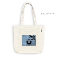 Tote bag Kanvas Cream Resleting SHEILA ON 7 - Tas Totebag Kuliah Pria Wanita TKP