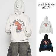 [ acme de la vie ADLV ] [Oversized] BEAR DOLL HUG BROWN LINE FRIENDS HOODIE
