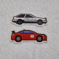 Pixel Initial D / MF Ghost Toyota 86 Sticker