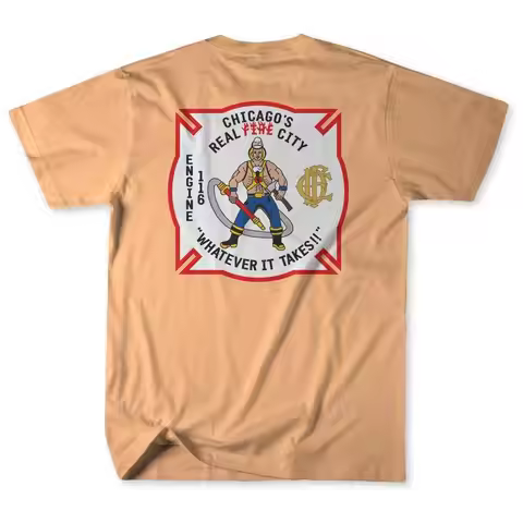 Unofficial Chicago Fire Department Firehouse 116 v3 T Shirt