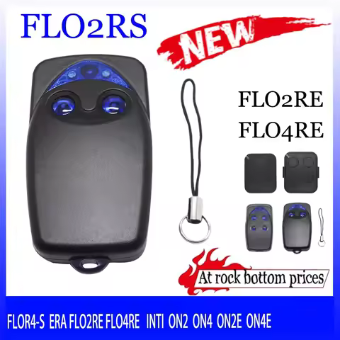 Garage Door Remote Control 433.92MHz Rolling Code NICE FLORS FLO2RS FLO4RS FLO2RE FLO4RE ERA ONE INT