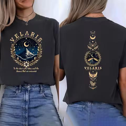 Velaris City of Starlight Shirt ACOTAR T-Shirt The Night Court T-shirts Men Women Graphic T Shirts S