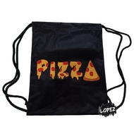 Pizza Mesh Bag Food Drawstring Bag Foodies Pizza Hut Lopez Backpack/