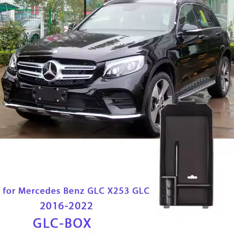 Armrest Box Storage for Mercedes Benz GLC X253 GLC Coupe Accessories 200 250 300 220d 250d 43 63 AMG