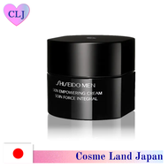 Japan Shiseido MEN skin empowering cream[50g]A cream that works on skin factors that affect appearance age/日本 Shiseido GINZA TOKYO MEN 皮肤赋能霜[50g]快速卸除顽固彩妆的眼唇卸妆液