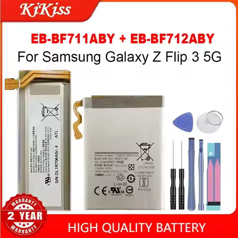 EB-BF711ABY EB-BF712ABY Battery For Samsung Galaxy Z Flip3 Flip 3 5G F7110 SM-F711B Mobile Phone Rep