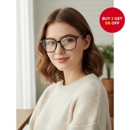 Set of 3/2/1 Piece Sets Women's Y2K Fashion Plastic Geometric Frame Spectacles For School Reading De