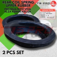 (Pair) Perodua Myvi Viva Alza Kenari Kelisa Genuine Rear Coil Spring Upper Rubber Insulator Getah At