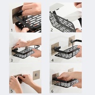 Bathroom Shelves No-Drill Wall Mount Corner Shelf Shower Storage Rack Holder Toilet Makeup Organizer